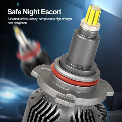 Ön faralar six-sided light-emitting car LED