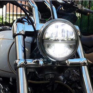 5.75inch 30W Led Harley Headlight Suitable for Harley Motorcycle High and Low Beam Integrated Headlight