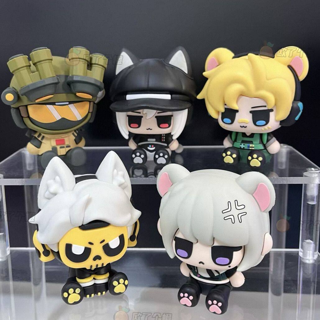 New Delta Trendy Limited Edition Q-Version Figure Model Decoration Keychain Bag Pendant Car Key Holder Action Figure Accessories