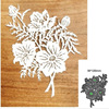 Metal cutting die, handmade, flowered