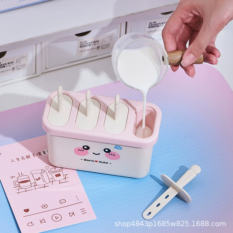 Оптовая продажа детских Cartoon ледяная сетка бытового использования DIY абразивный инструмент формочка для мороженого мини формочка для льда домашнее мороженое на палочке