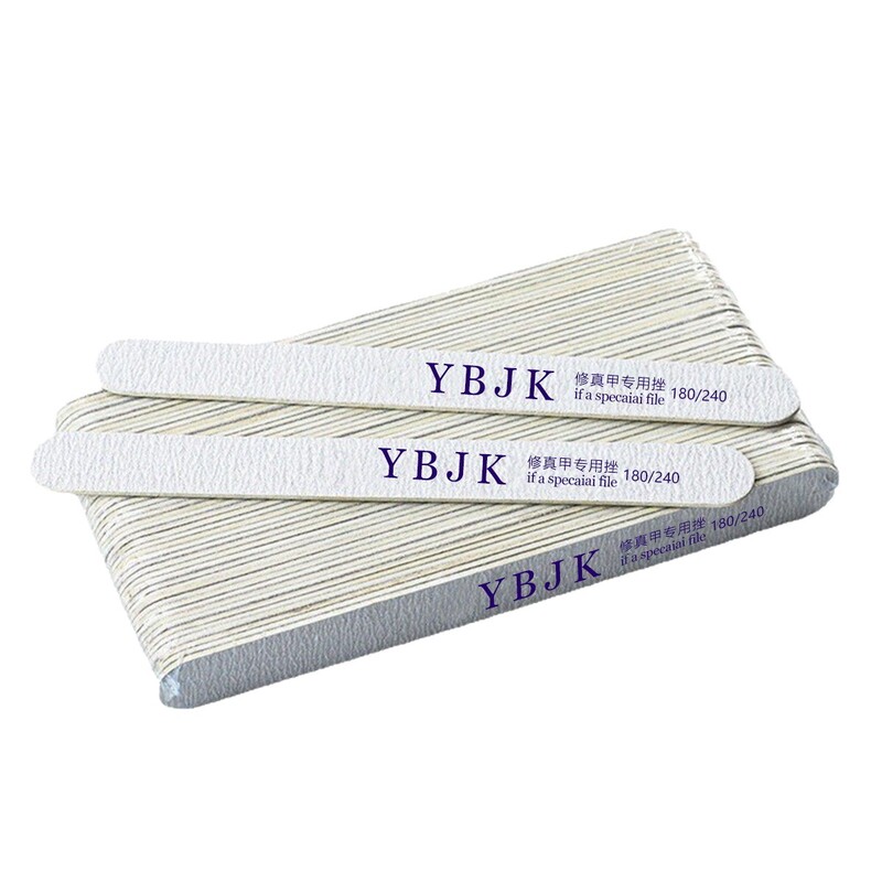 High-End Brand Wood Chip Nail File, Double-Sided Ultra-Thin Nail File, Nail Polishing Strip for Nail Art and Press-On Nails