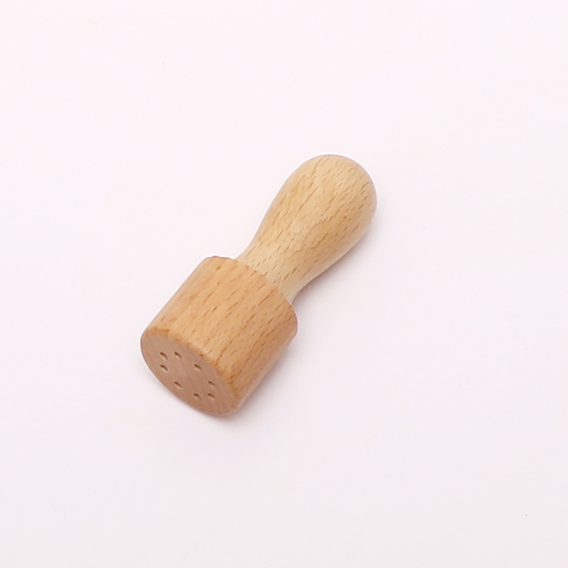 Agujas de lana de madera de 8 agujas de mano 3 agujas de madera de cabeza múltiple herramientas de pinchazo