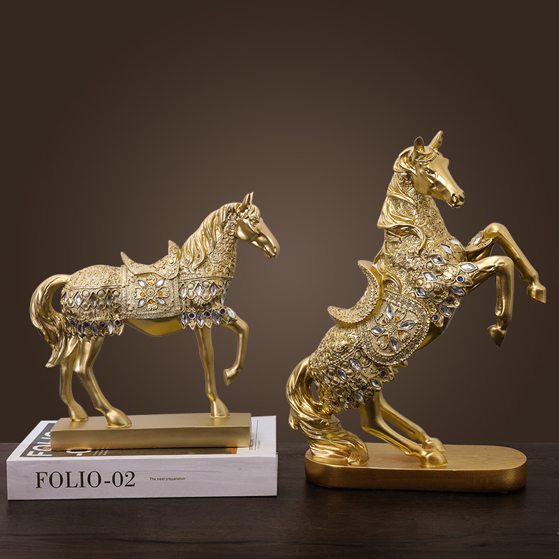 New Chinese -style horses to successful decoration office desk…