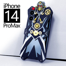 适用于iphone14promax手机壳骷髅壳cool个性防震防摔潮男潮女