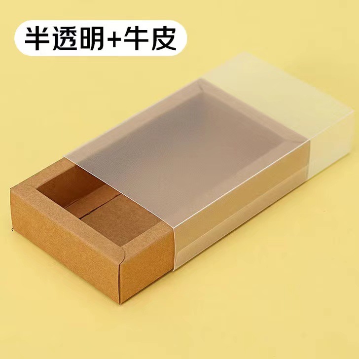 Caja plegable Caja de papel kraft Caja de regalo Caja de cajón Caja de regalo rectangular al por mayor de lotes pequeños Caja de regalo personalizada