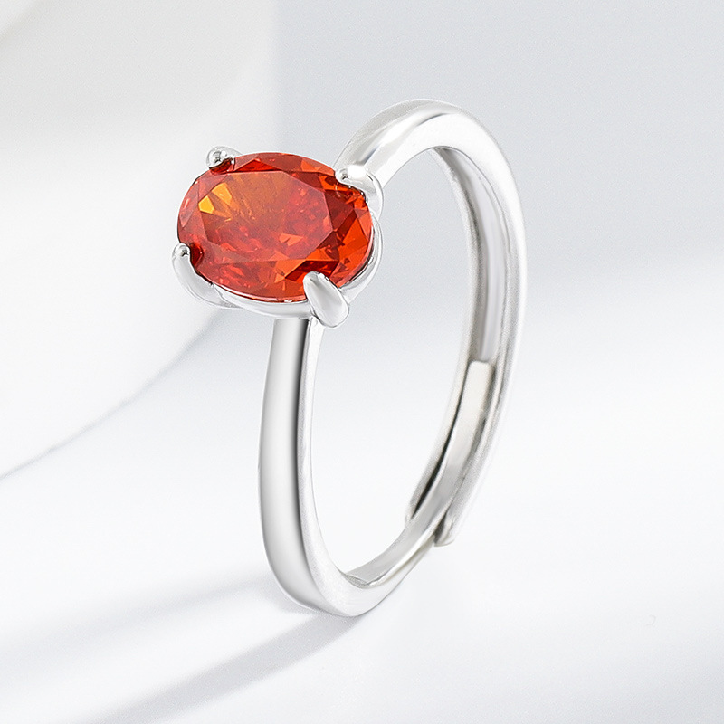 Damenring Mit Farbigem Edelstein Im Eisschliff Design_voghion.com