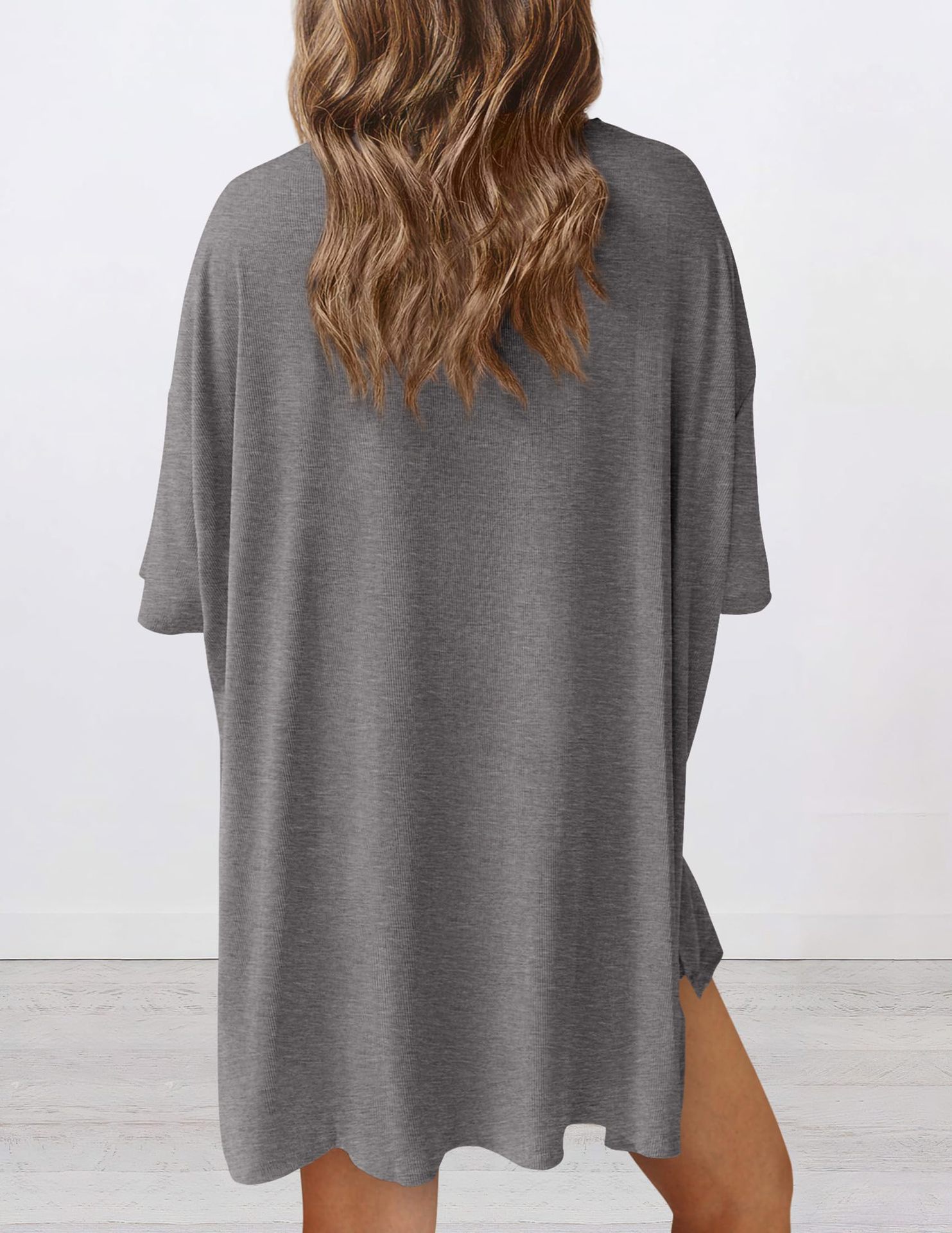 Casual Women's Shorts Set Solid Colour Loose Fit Summer Outfit_voghion.com