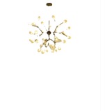 Современная и минималистичная люстра для гостиной, креативный стеклянный светильник