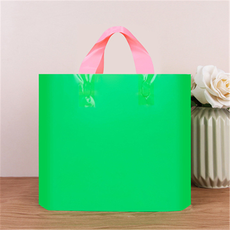 Bolsa de plástico simple engrosada tienda de ropa para niños bolsa caja de zapatos bolso maquillaje bolsa de regalo bolsa de logotipo de embalaje