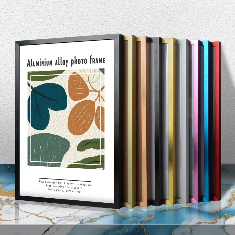 Индивидуальная металлическая рамка для бизнес-лицензий и сертификатов формата A4, рекламная рамка из алюминиевого сплава, рамка для картин формата A3/A2, оптовая продажа рамок для постеров.