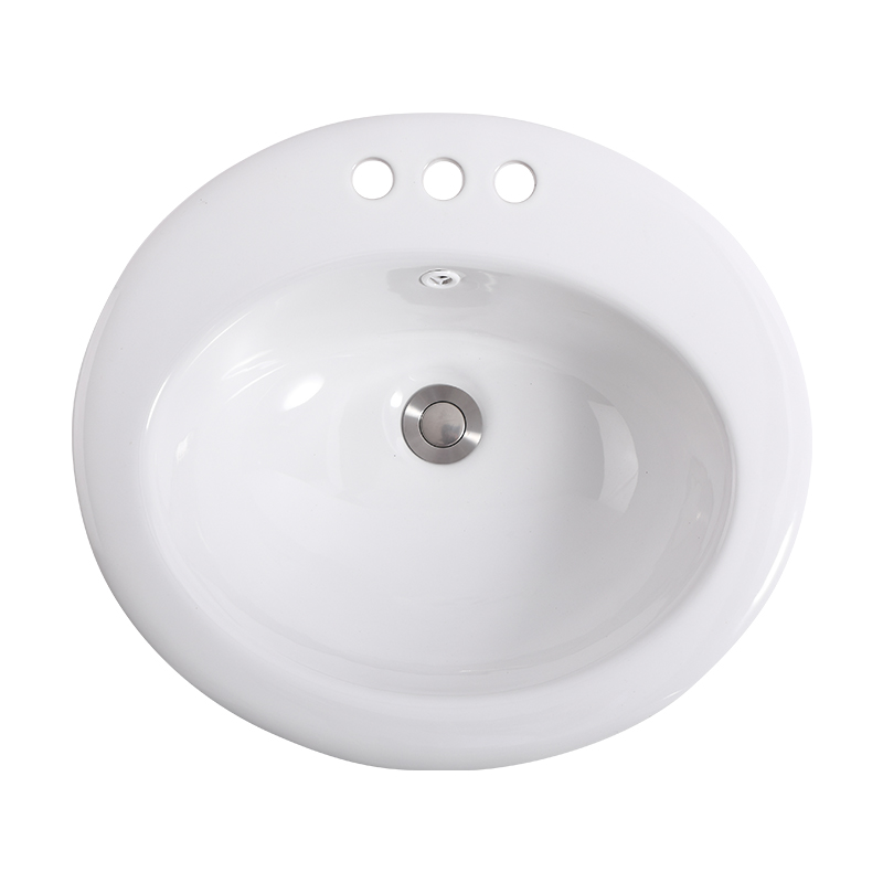 6 / 8 // pulgadas tres agujeros lavabos de lavado de mano semiconservados lavabos de cerámica lavabos de mesa