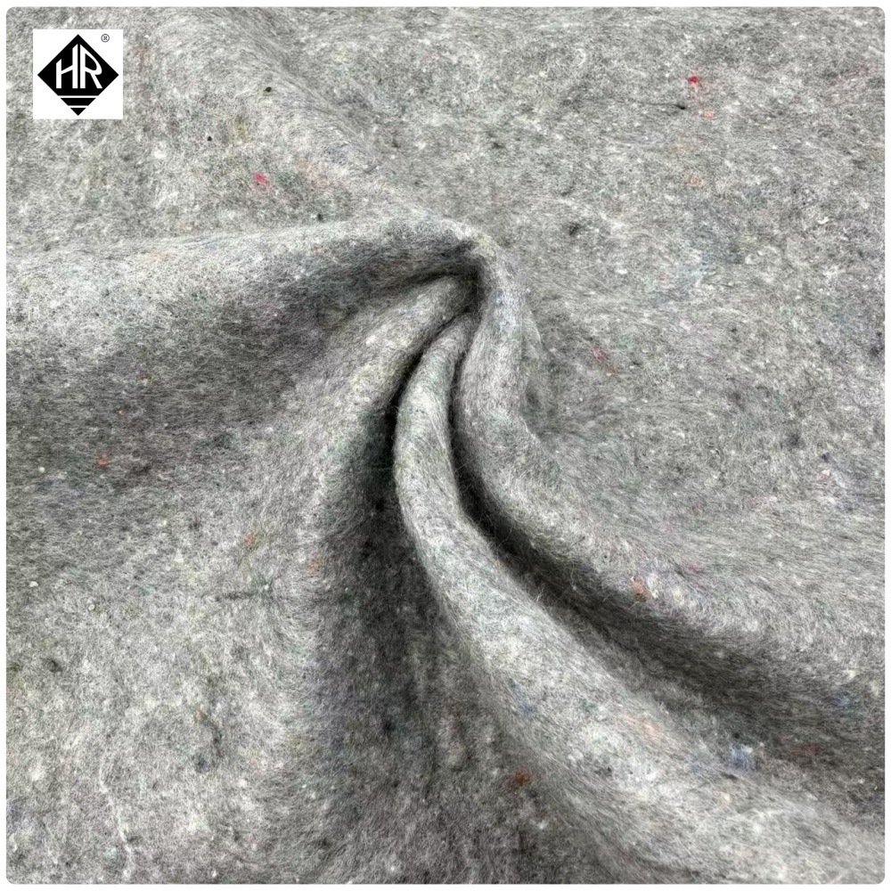 大量现货耐高温混灰色芳纶针刺无纺布200克隔热层面料