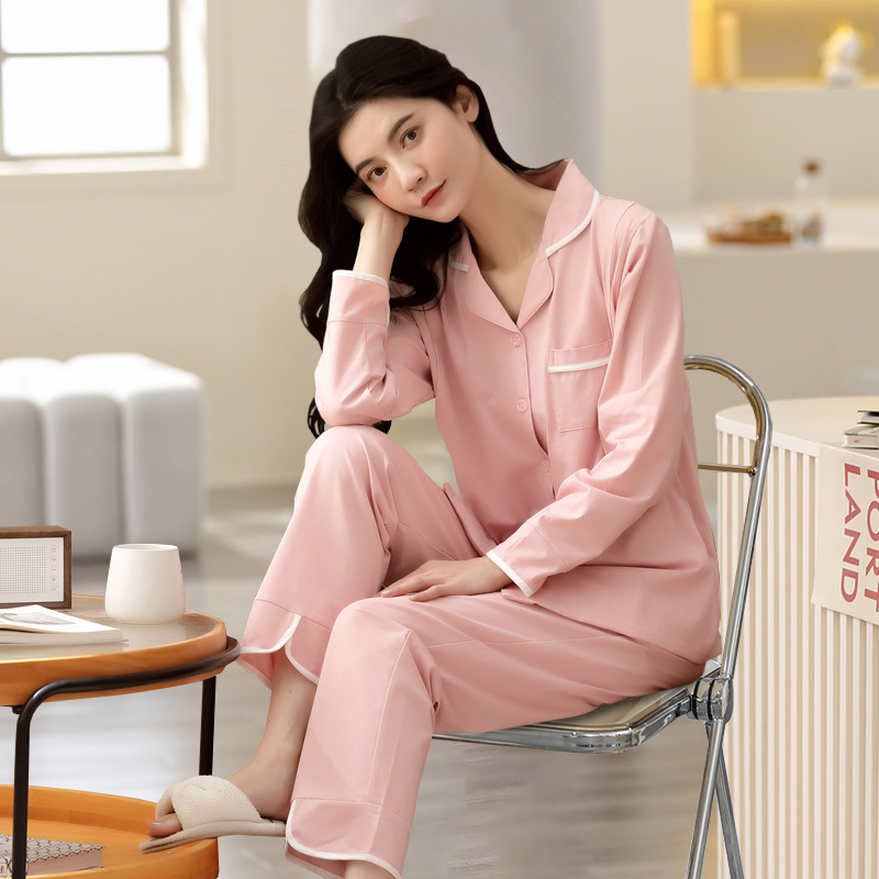 夏季新款纯棉月子服舒适薄款孕妇侧开哺乳喂奶装全棉透气家居服女