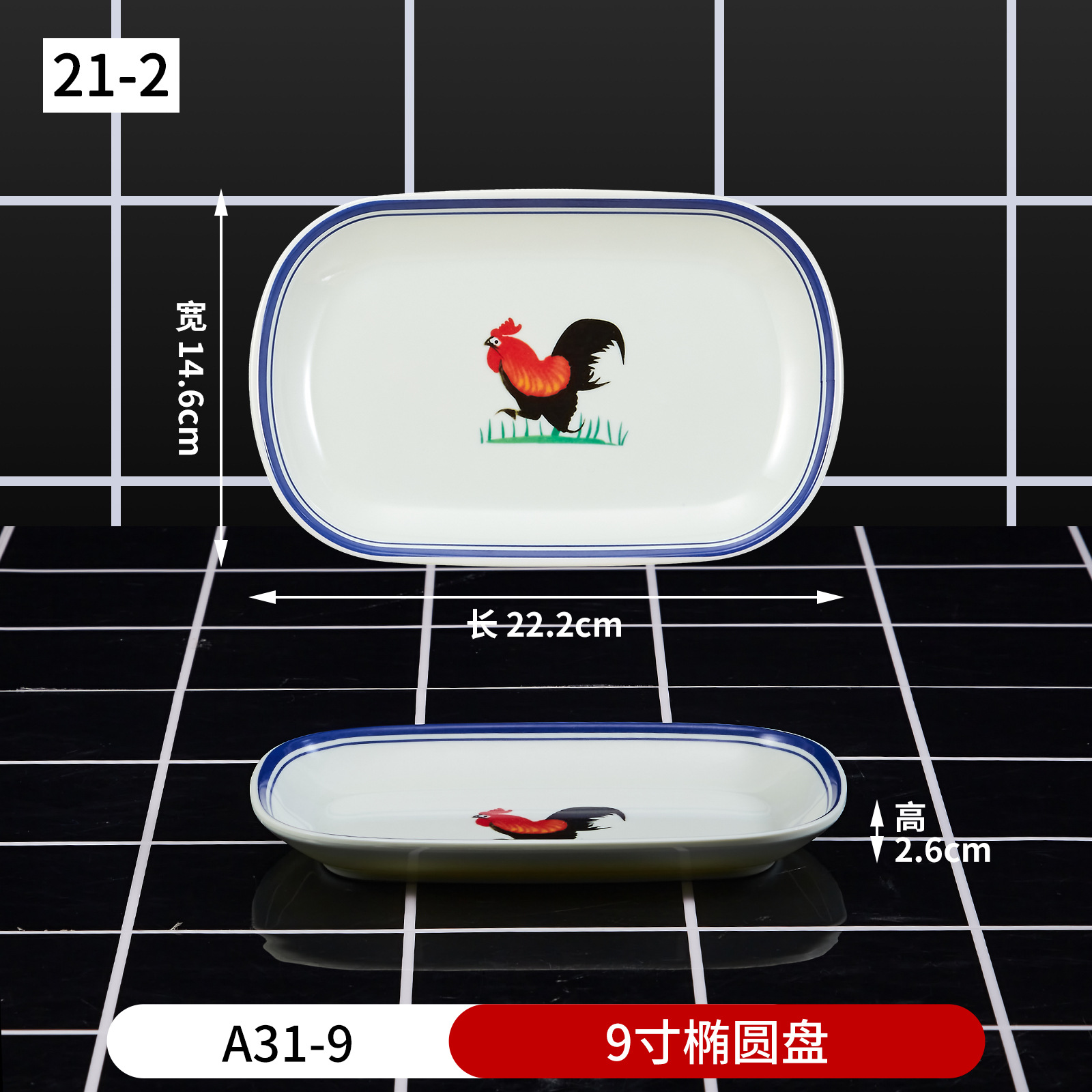 21-2호 9inch 타원형판 A31-9