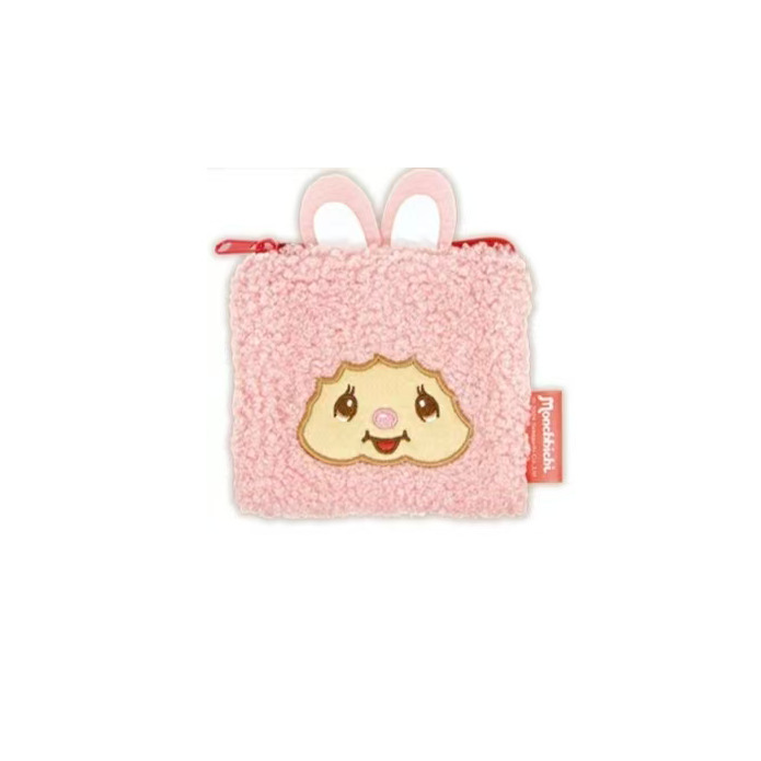 Japanese-Style Monchhichi Cartoon Storage Box Coin Purse Portable Small Square Bag
