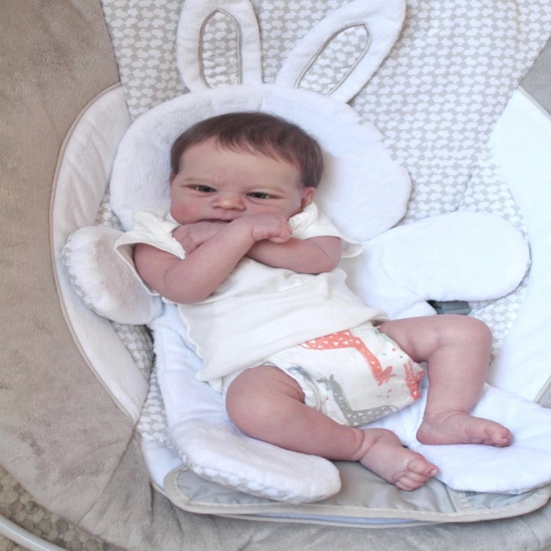 49 cm ELIJAH simulación bebé recién nacido renacimiento muñeca Amazon EBAY JOOM fuente