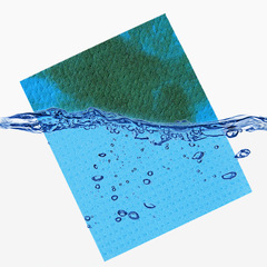 Spanish wood pulp cotton rag kitchen cleaning absorbent dishwashing cloth non-stick lazy dishwasher cleaning pad decontamination scouring pad