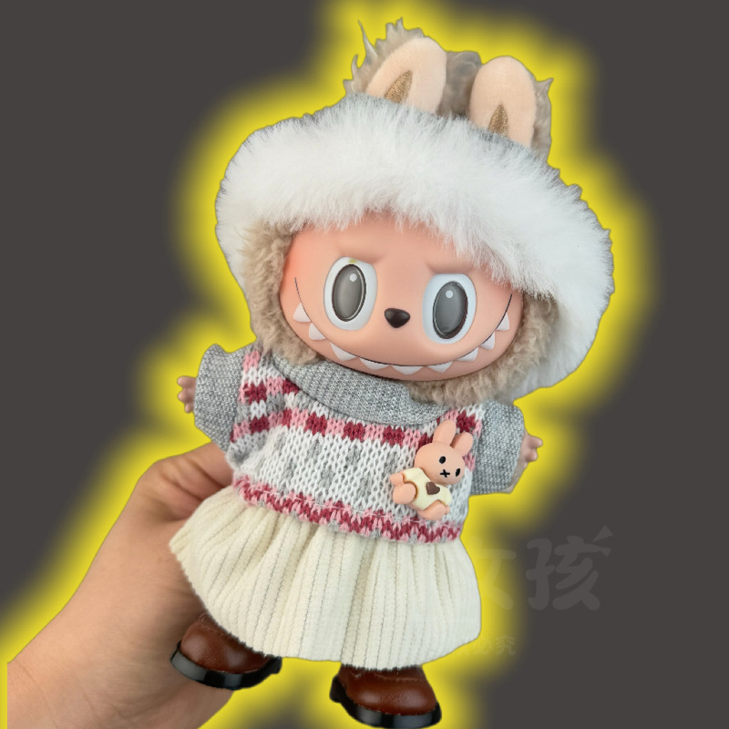 唯一の衣料品メーカーは、17cmのぬいぐるみラブブベビー服、ラブブ座りパーティー、第一世代と第二世代のみを販売しています。|undefined
