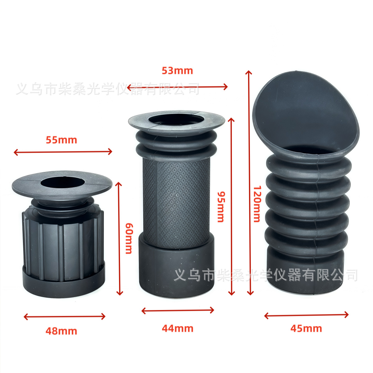 Manufacturer Latex Environmentally Friendly Odorless Healthy Straight Anti-Impact Eye Mask Scope Goggles Oblique Mouth Buffer Shockproof