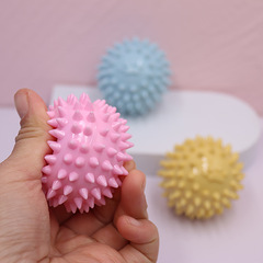Pet supplies paw print thorn ball tpr toy ball sound ball 6cm hollow elastic ball to relieve boredom and chew dog toys