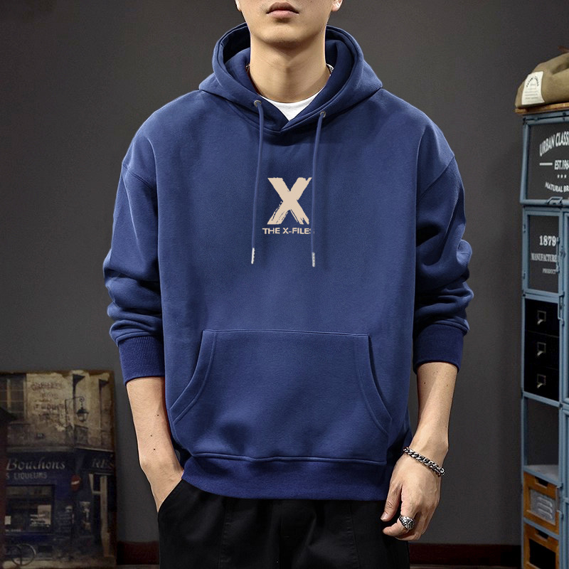Otoño nuevo suelto pesado sudadera con capuzas letras masculinas y femeninas estilo de moda americana estilo de Hong Kong pareja camisa de manga larga