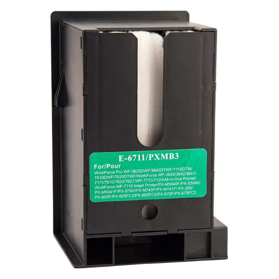 Caja de recolección de tinta residual compatible con Zhongrun 6711, tanque de tinta residual PXMB3, caja de mantenimiento adecuada para Epson 7710
