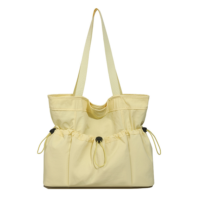 2025 Autumn New Ultra-Light Waterproof Nylon Large Capacity Handbag Simple Commuter Women's Tote Bag - Thumbnail 6