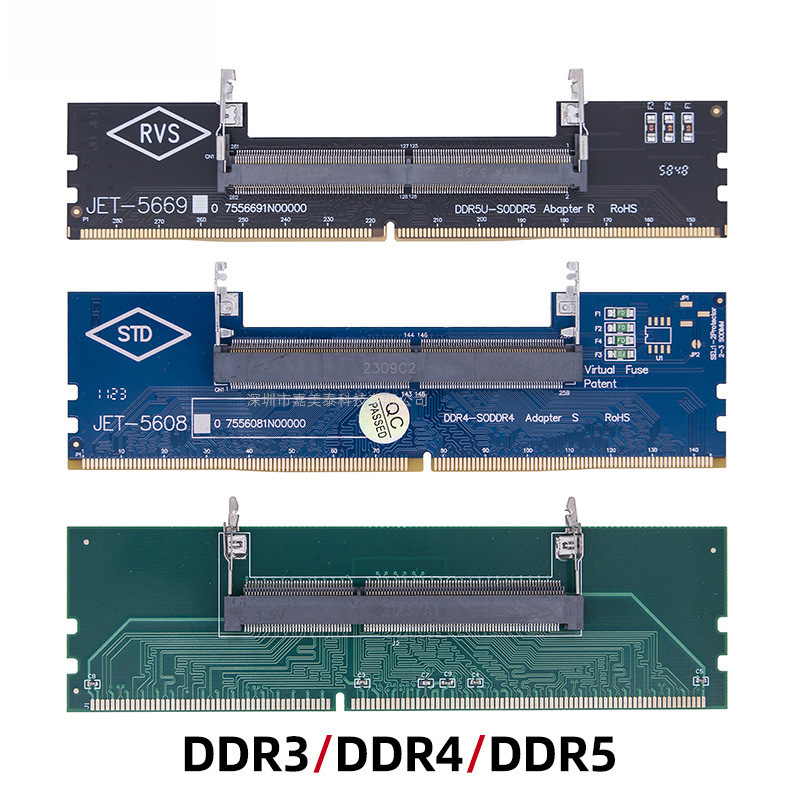 Ddr3 Memory Module Adapter Card Test Card Notebook to Desktop Ddr4 Ddr5 Memory Module Protection Card Slot