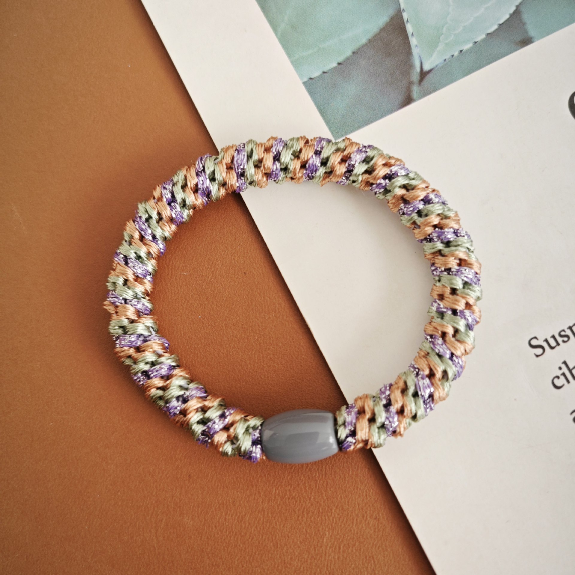 80#라이트 그린 샴페인 퍼플 실크