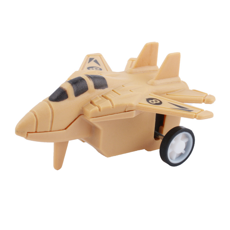 Noche puesto en el mercado al por mayor de los niños juguete Tire hacia atrás luchador niño simulación mini avión kindergarten pequeño regalo