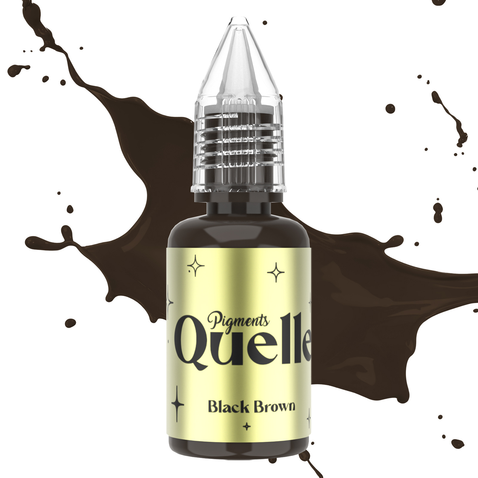 Quelle bordado 15ml bordado tinta de tinta de tinta nueva línea de ojos bordado labio ceja herramienta de bordado de tinta