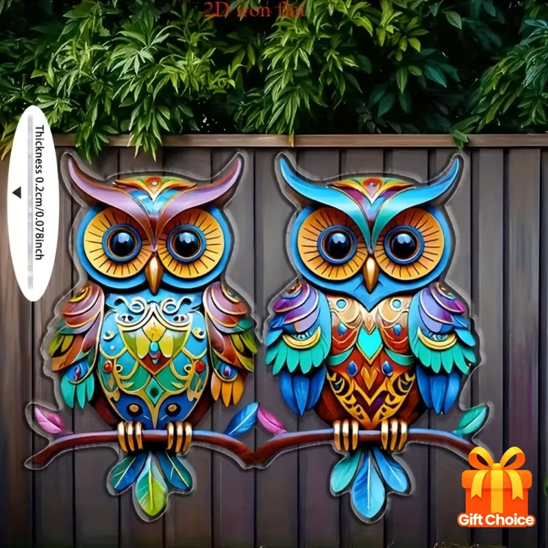 Colgante creativo transfronterizo nuevo producto acrílico búho abeja patio pegatinas de pared decoración