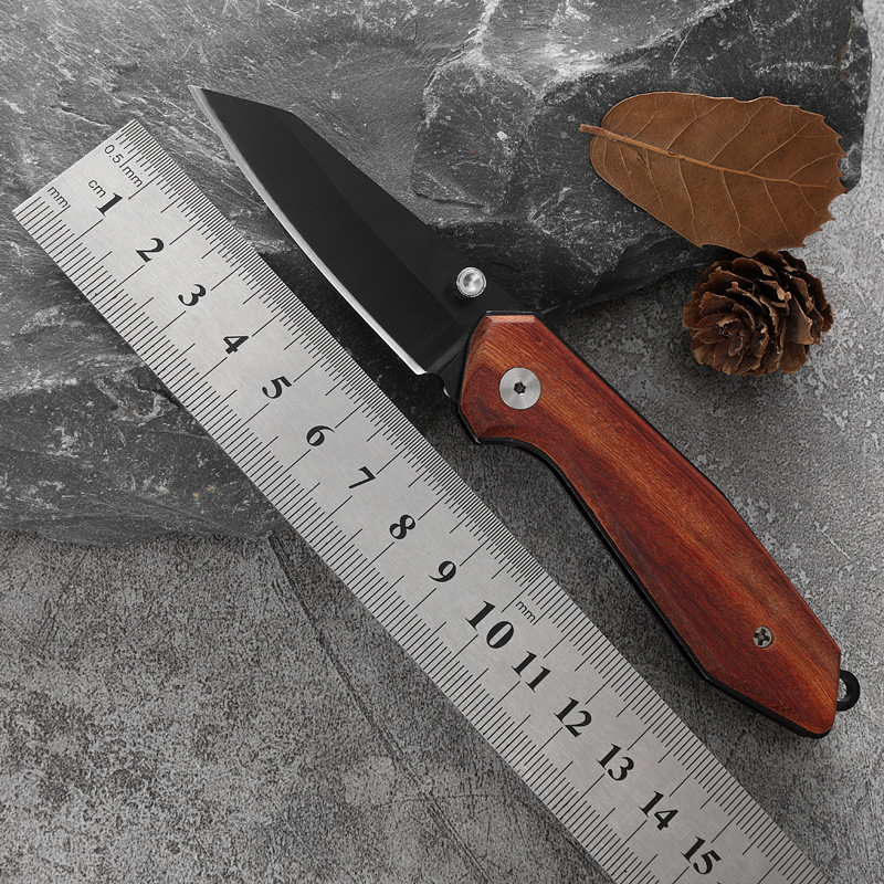 X44款户外刀具随身小刀野外求生折叠刀防身迷你小刀多功能水果刀