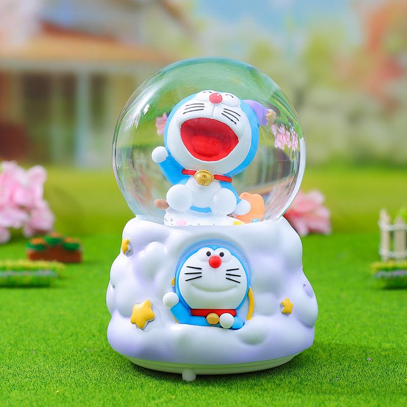 Nueva princesa conducción para soñar princesa Castillo caja de música de dibujos animados bola de cristal bola de agua creativa decoración de escritorio adornos