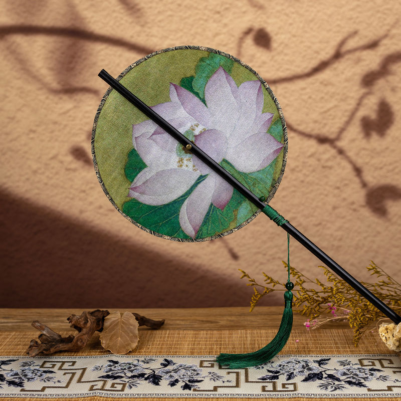 Ventilador de cintura plegable de estilo antiguo, bambú, flecha, traje de Han, cheongsam, falda de caballo, espectáculo fotográfico, regalo de estilo nacional, portátil