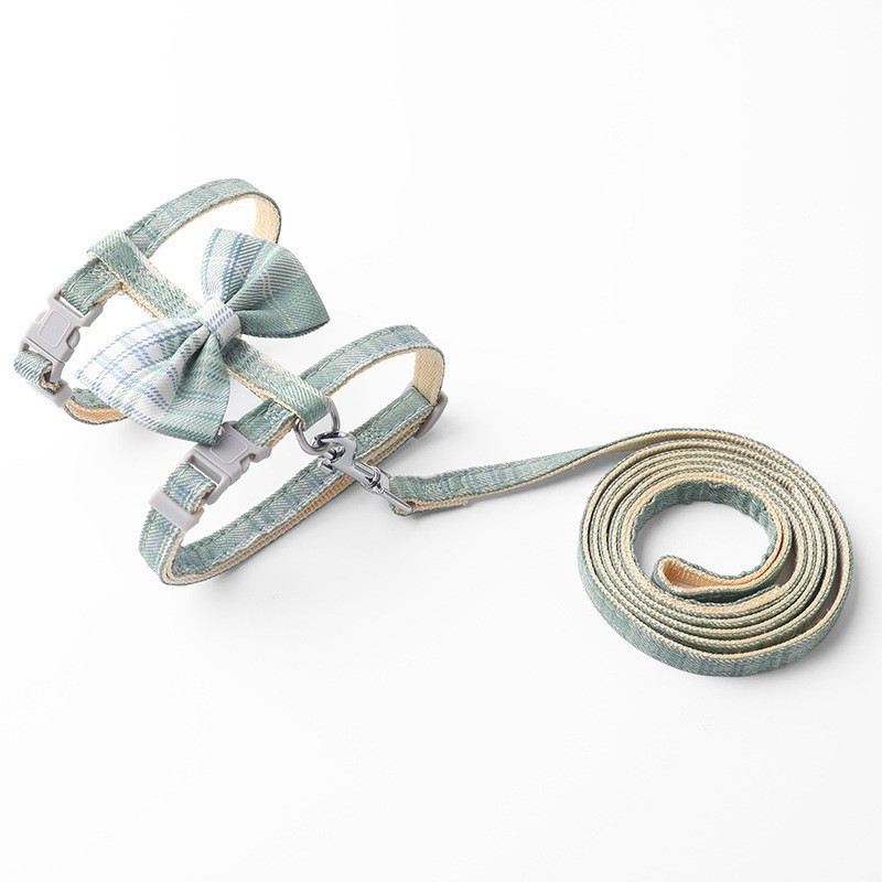 Kit de cuerda de tracción para gatos ajustable I-shaped cat chain correa de pecho para gatos para salir al por mayor artículos de mascotas especiales