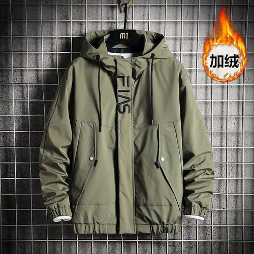 【Optional Thickness】Autumn/Winter Men's Outerwear Padded Jacket Men's Work Jacket Top Coat Men's Student Korean Style