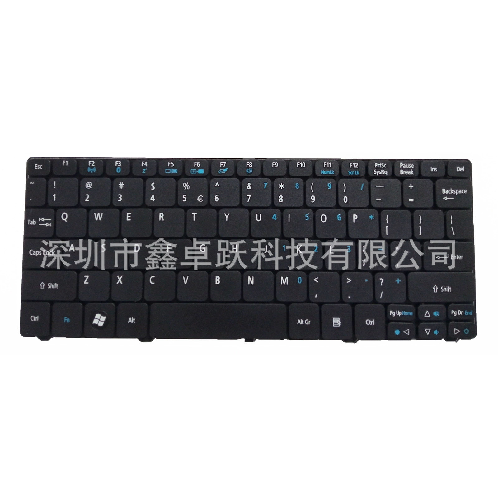 Сопоставимо с клавиатурой US для моделей ACER One AOD255E AOD257 AOD260 AOD270 AOD271