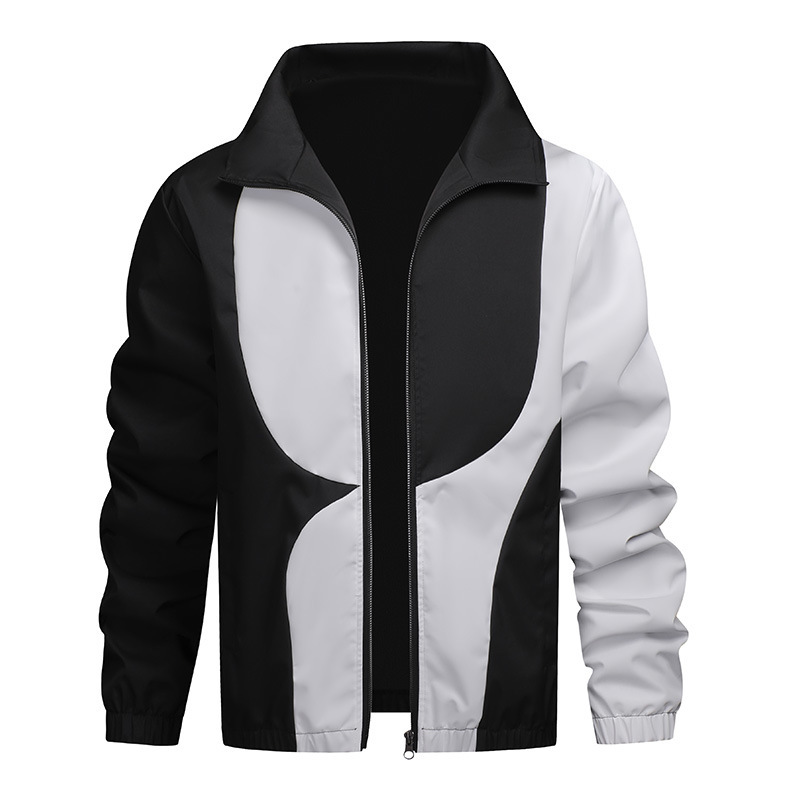 Men's Jacket Workwear Baseball Uniform Top Cross-Border Sports Casual Soft Shell Windproof Outdoor Lightweight Men's Lapel Jacket