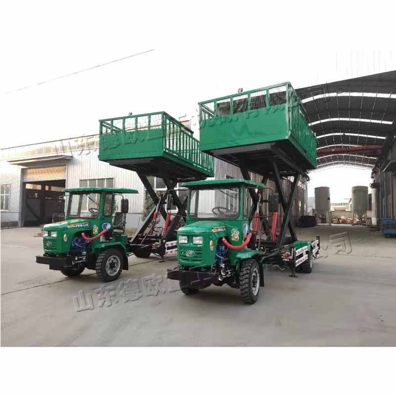 养殖场拉猪运输车山地畜牧业升降转运车 猪仔盘拖升降装卸车