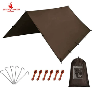 Cross-Border Outdoor Camping Portable Sunshade Canopy Rainproof Waterproof Windproof Multi-Person Hiking Picnic Simple Tent