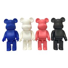 網紅bearbrick400% 千秋暴力熊動手辦關節可動積木熊潮玩公仔擺件