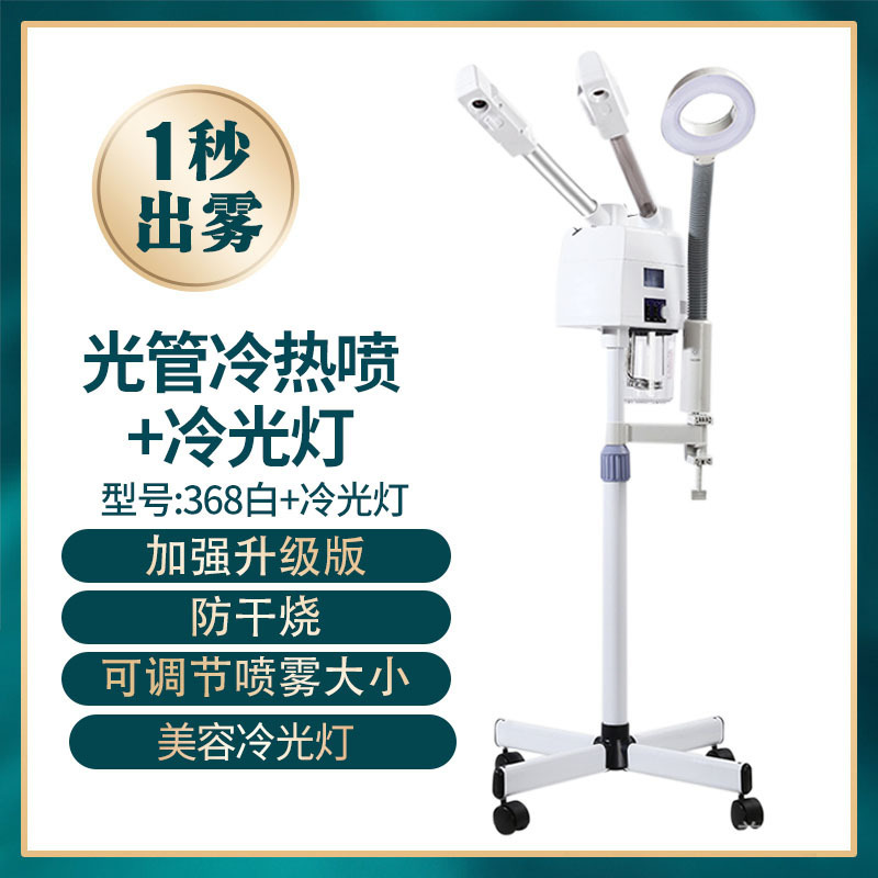 Envío gratis máquina de pulverización fría y caliente máquina de vapor facial de doble pulverización hidratante image 12