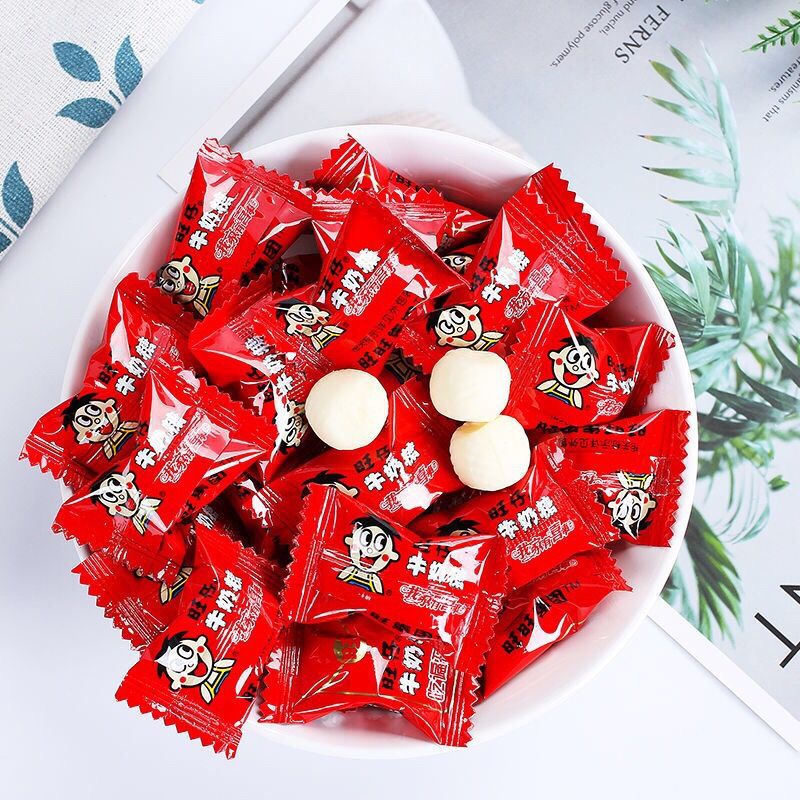 旺仔牛奶糖散裝批發結婚喜糖果婚禮旺旺棒棒糖酥心糖兒童小零食