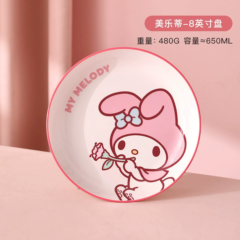 Sanrio, hello kitty, ceramic tableware, set