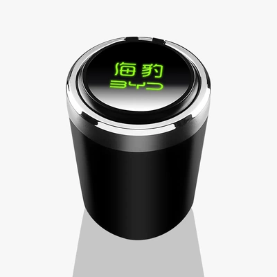 Car ashtray: 07 Car Ashtray with - seallong-glass-luminous-logo-one-click-opening-large-capacity