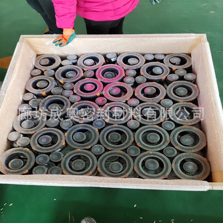 6分金属石墨缠绕垫片不锈钢法兰密封垫片金属八角垫片Gasket垫片