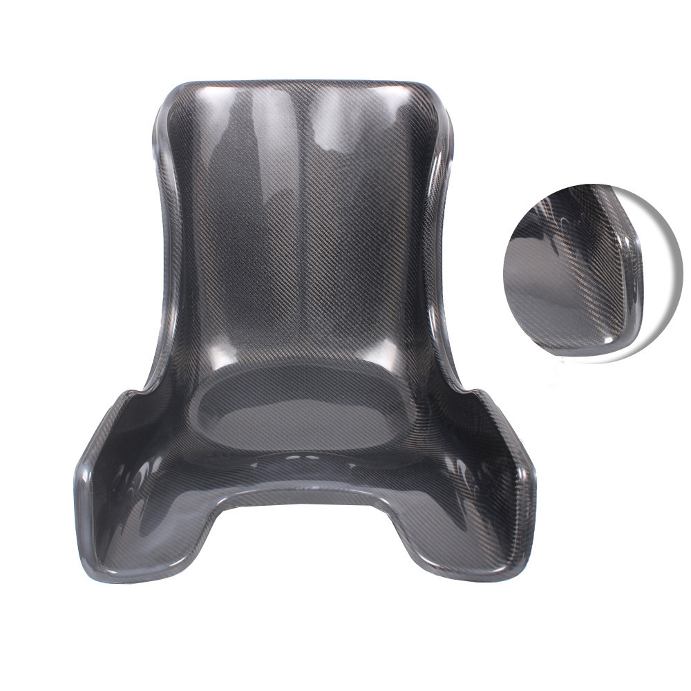Car Modification Accessories For Adults And Children Real Carbon Fiber Kart Seat Drift Carbon Pattern Racing Chair