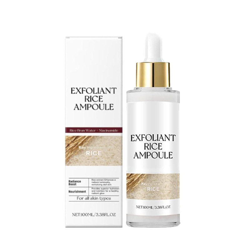 跨境爆款Rice Exfoliating Ampoule稻米角质面部清洁调理安瓶精华|undefined